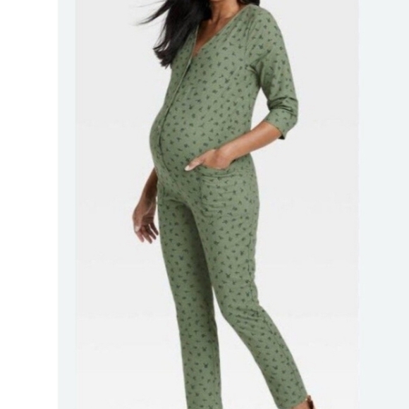 The Nines by HATCH Pants - Hatch Olive Jumpsuit Size XS